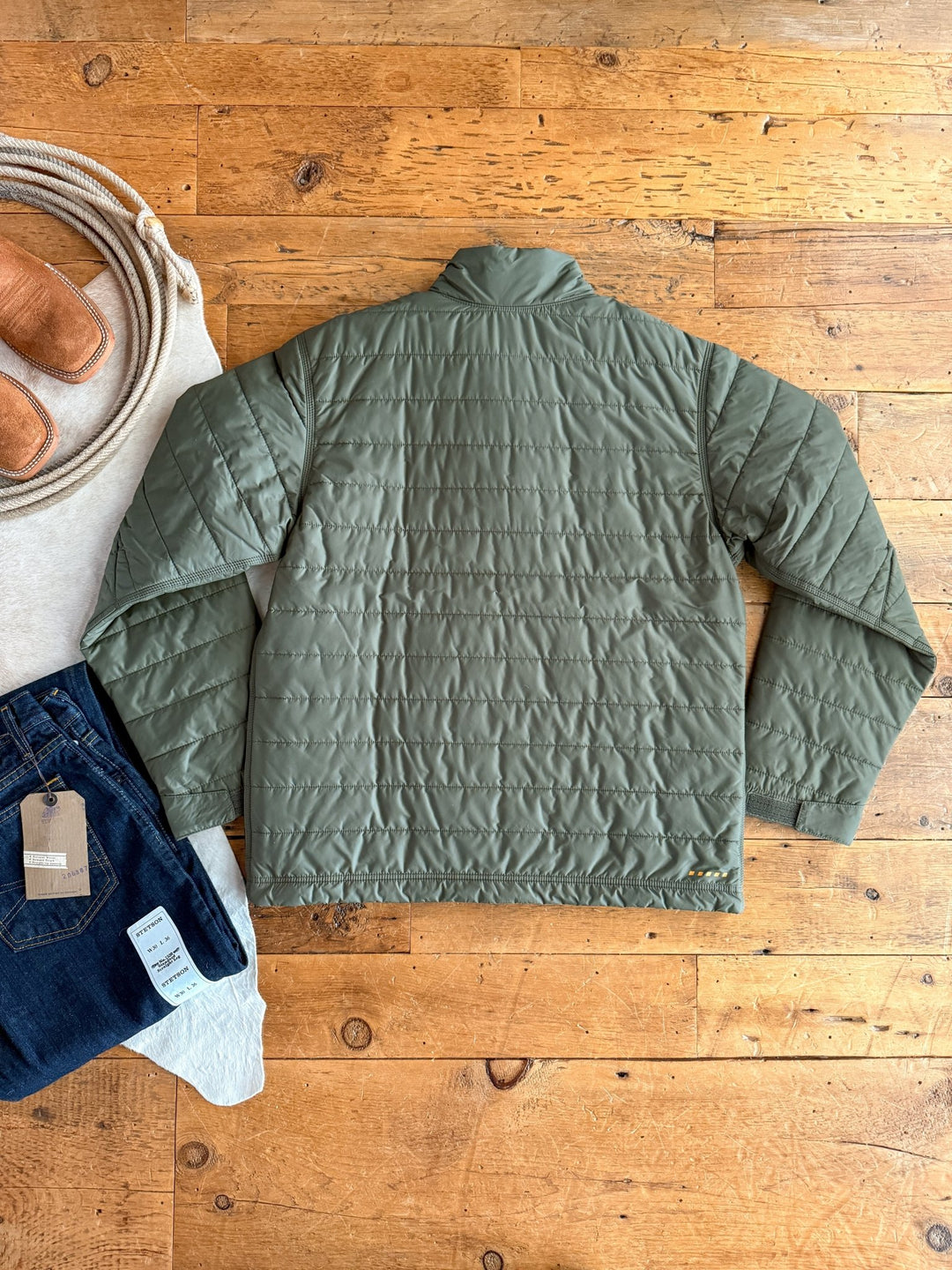 Longmont Men's Olive Insulated Jacket
