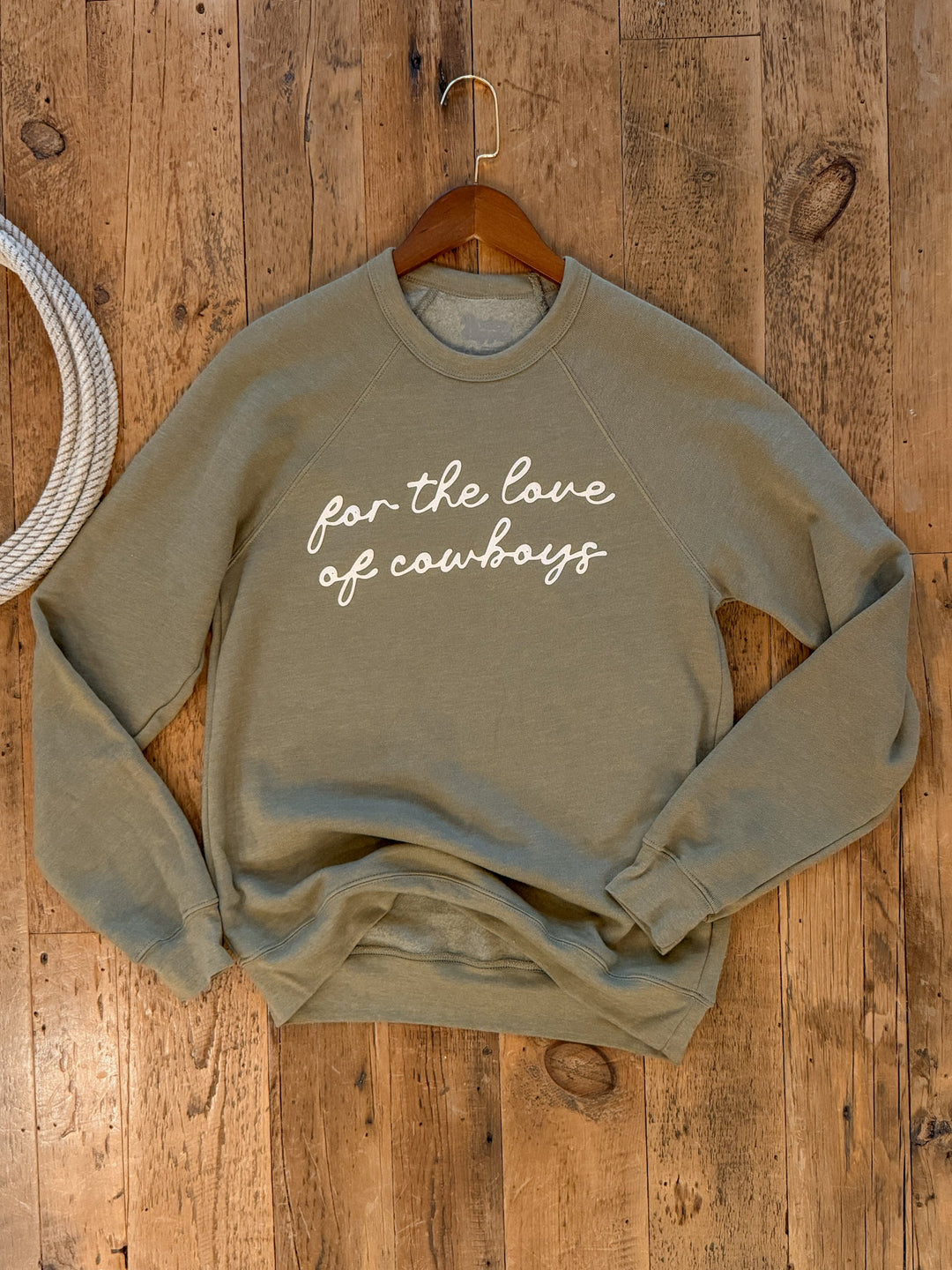 Love Of Cowboys Sage Graphic Pullover