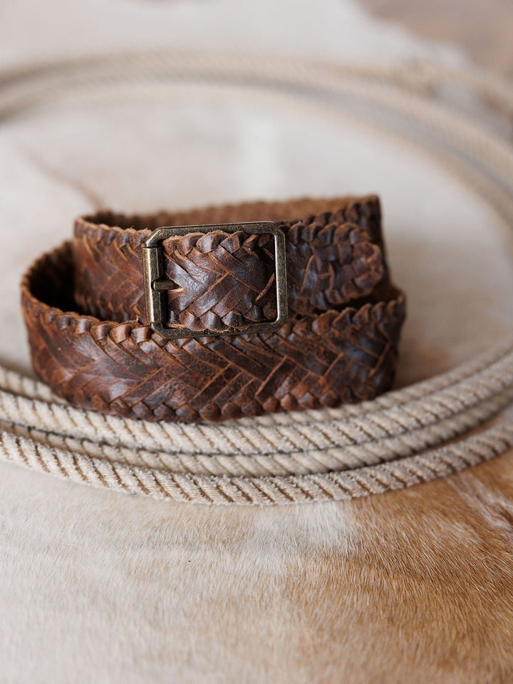 Loveland Woven Leather Belt