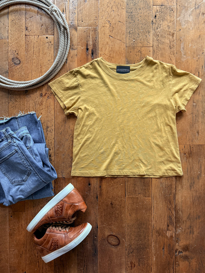 Lowry Mustard Basic Tee