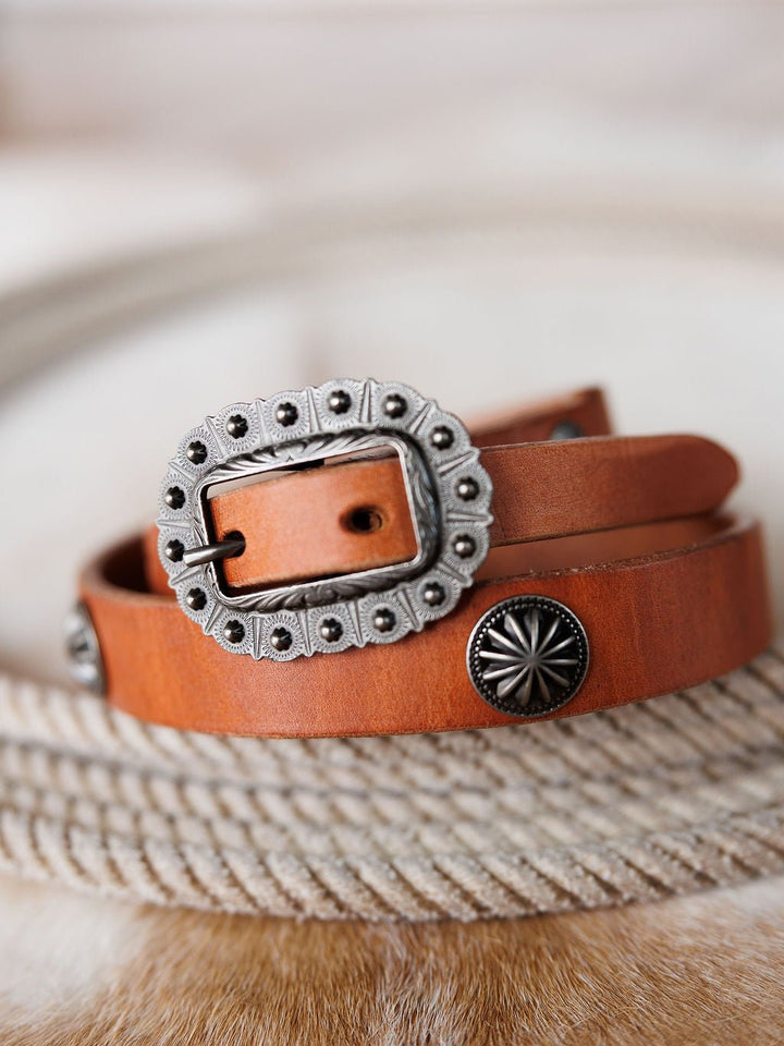 Luray Cognac Leather Belt
