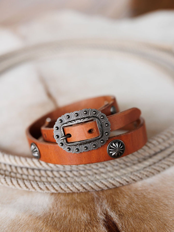 Luray Cognac Leather Belt