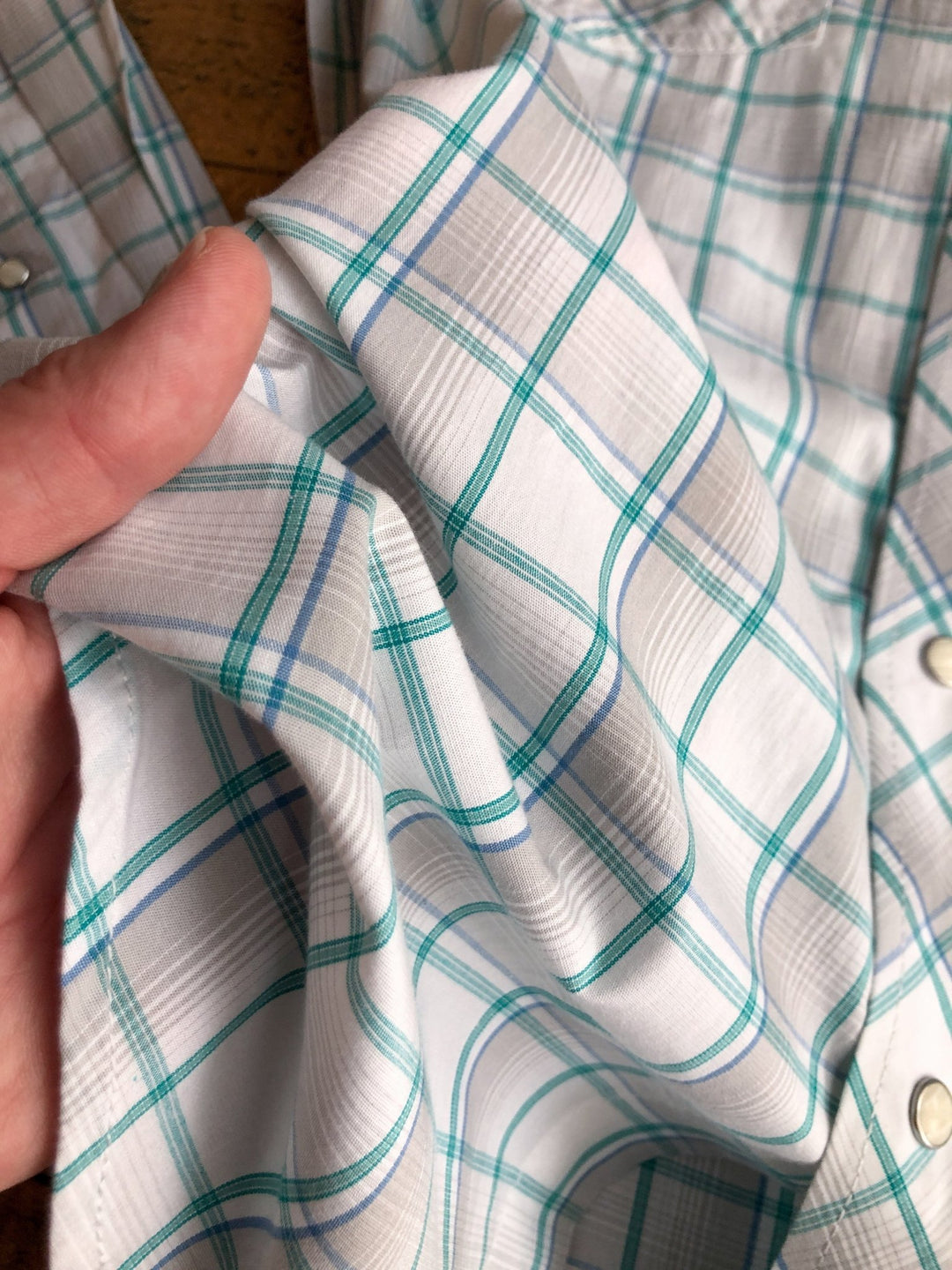 Magee Wrangler Men's Plaid Pearl Snap