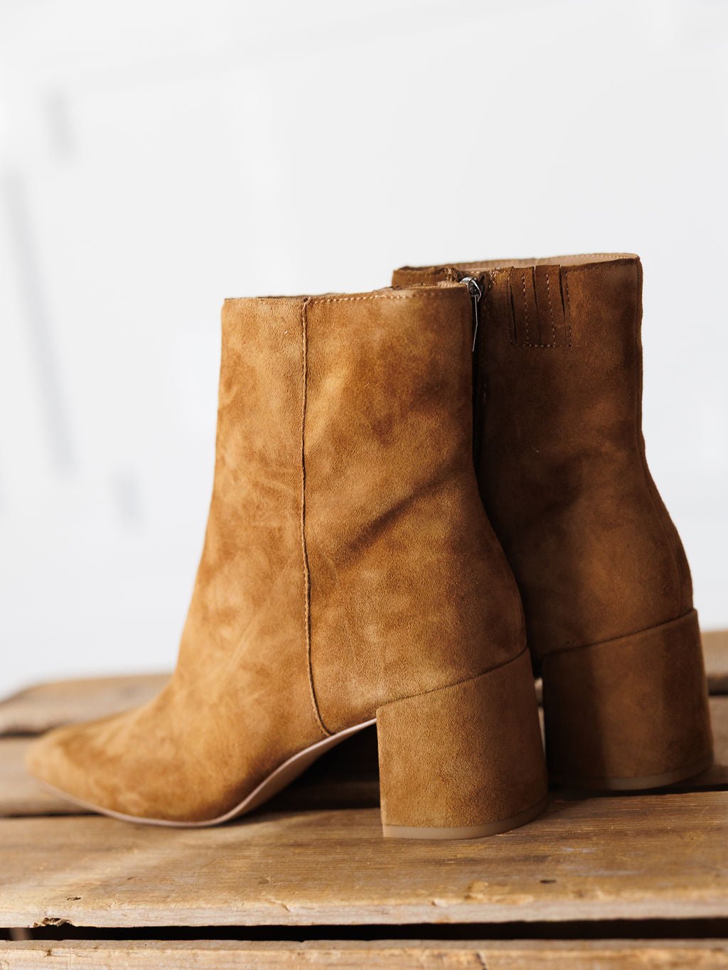 Melrose Saddle Tan Suede Boot