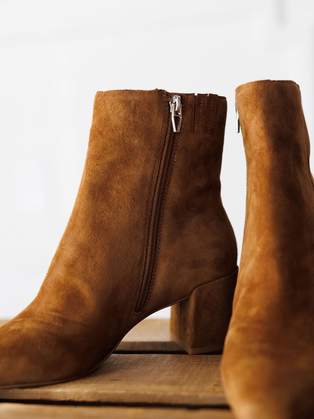 Melrose Saddle Tan Suede Boot