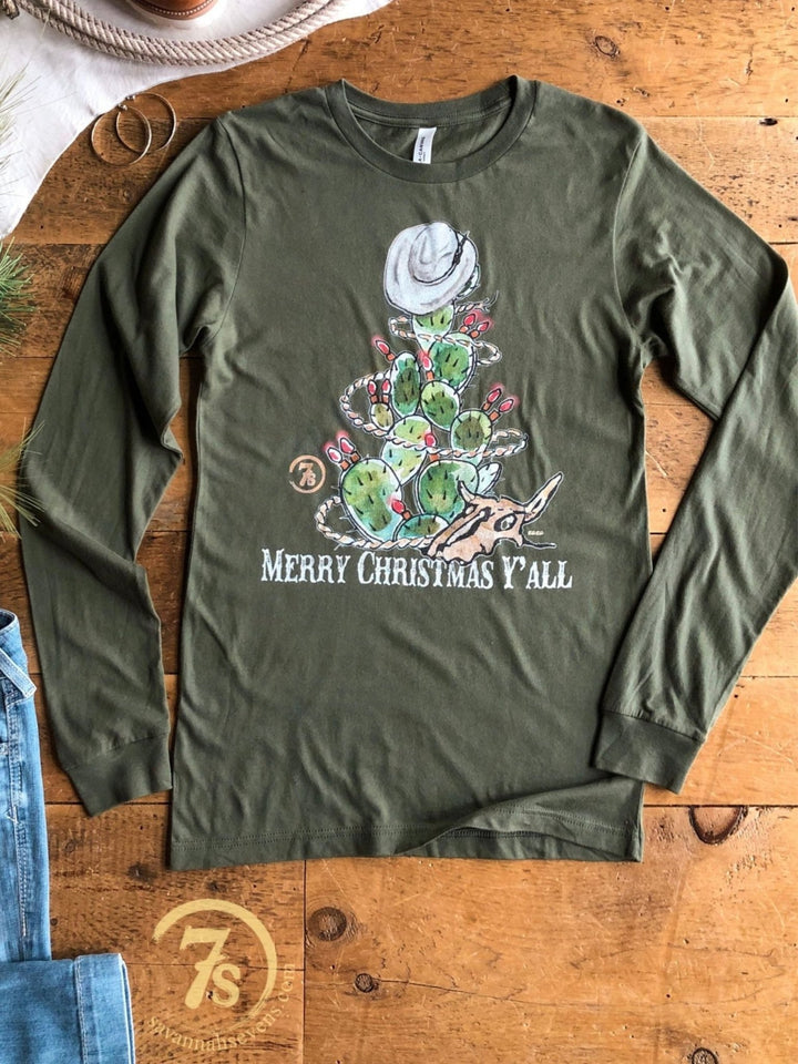 Merry Christmas Y'all Graphic Tee {XXL}