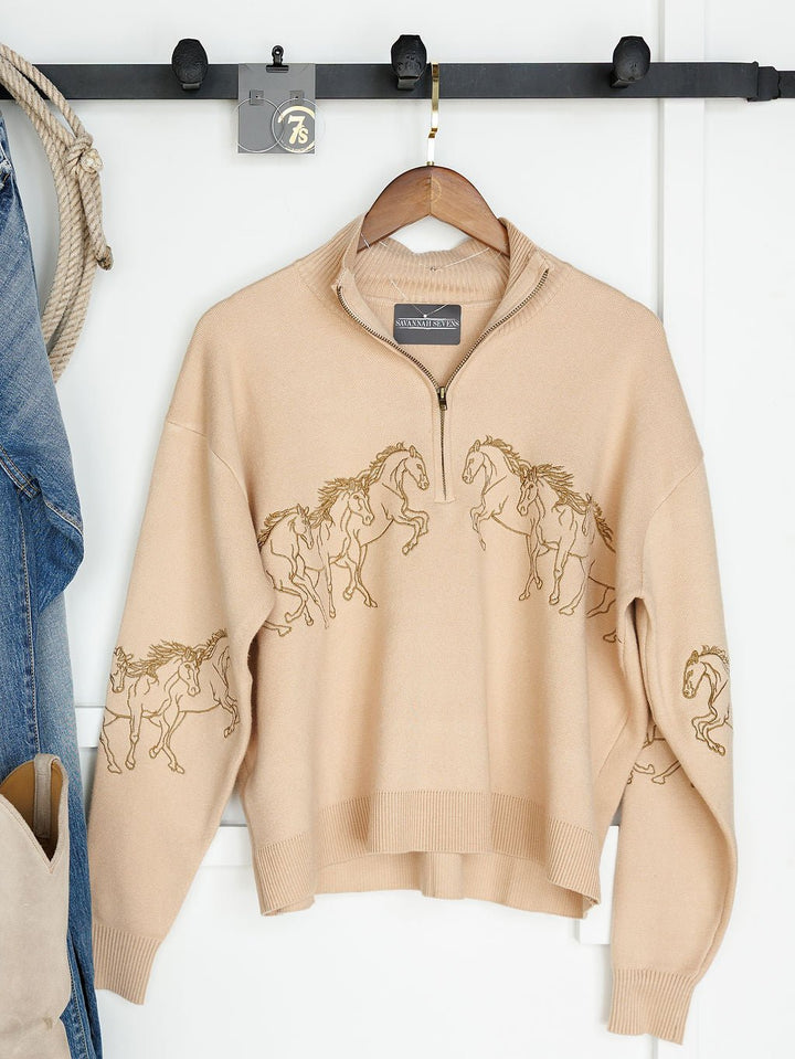 Modesto Western Embroidered Pullover