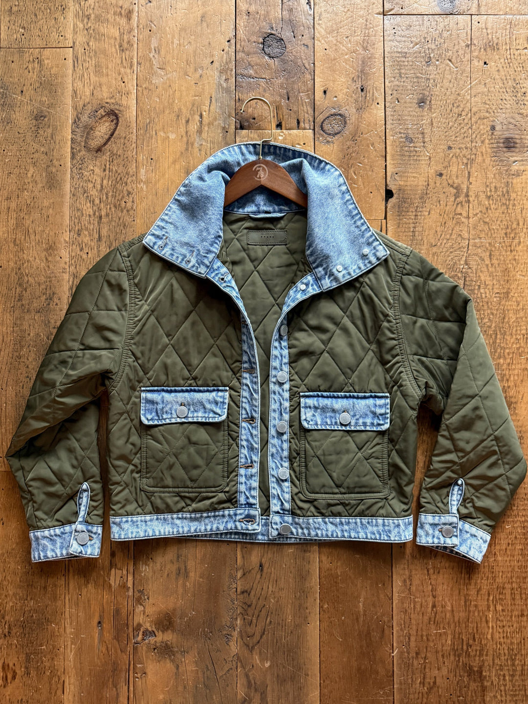 Montara Olive Button Up Jacket