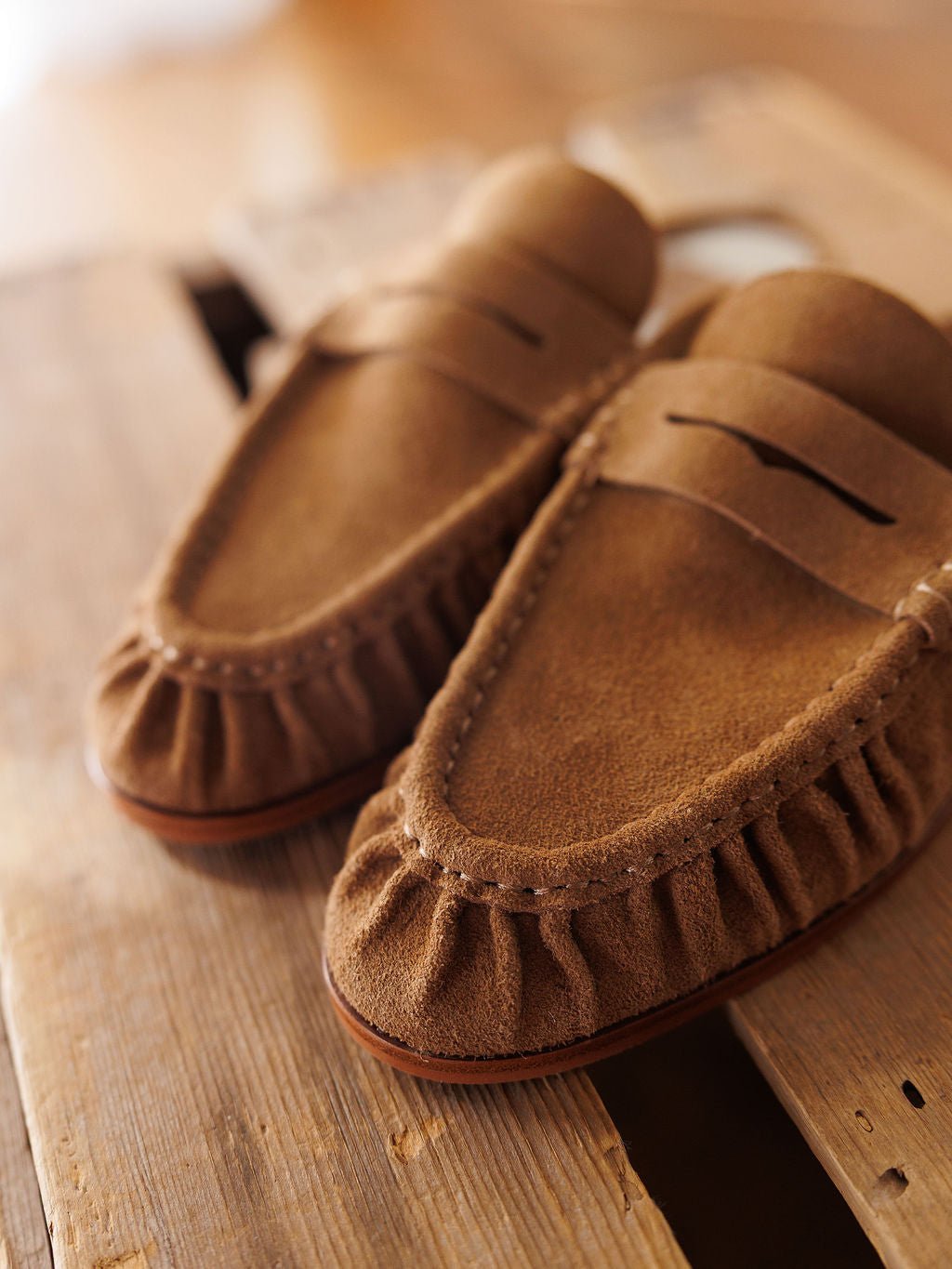 Moran Saddle Rough Out Leather Mule