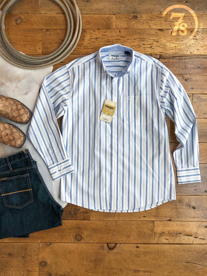 Murdock Wrangler Men's Pinstripe Button Up