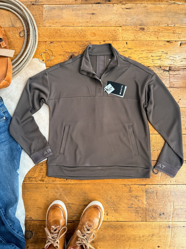 Newark Ariat Grey Quarter Zip
