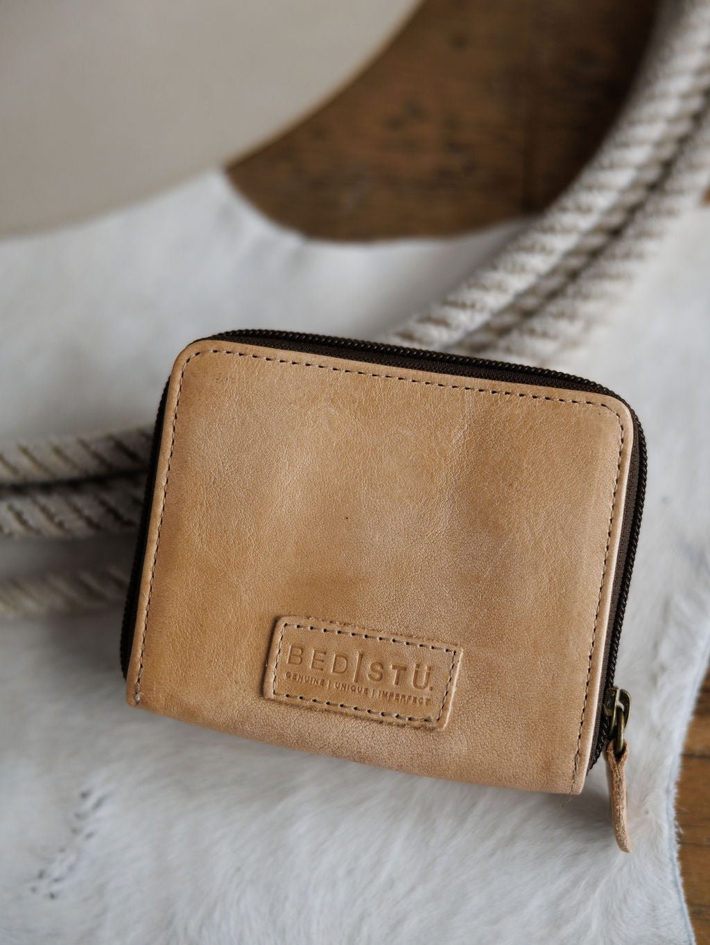 Norvell Oat Leather Wallet