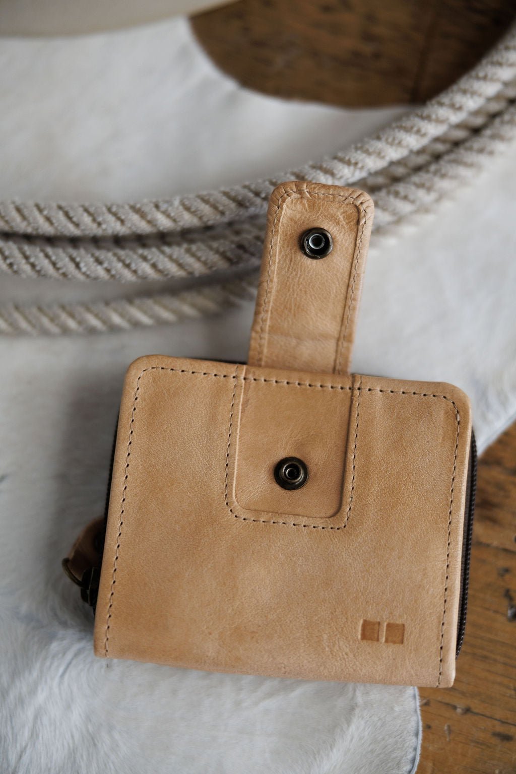 Norvell Oat Leather Wallet