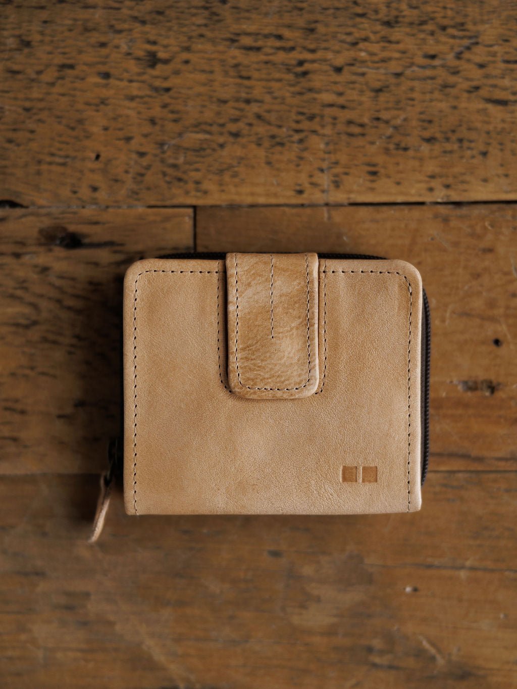 Norvell Oat Leather Wallet
