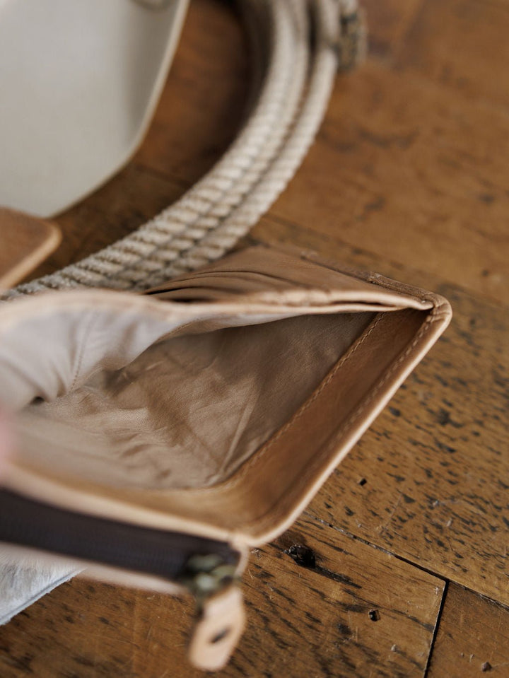 Norvell Oat Leather Wallet