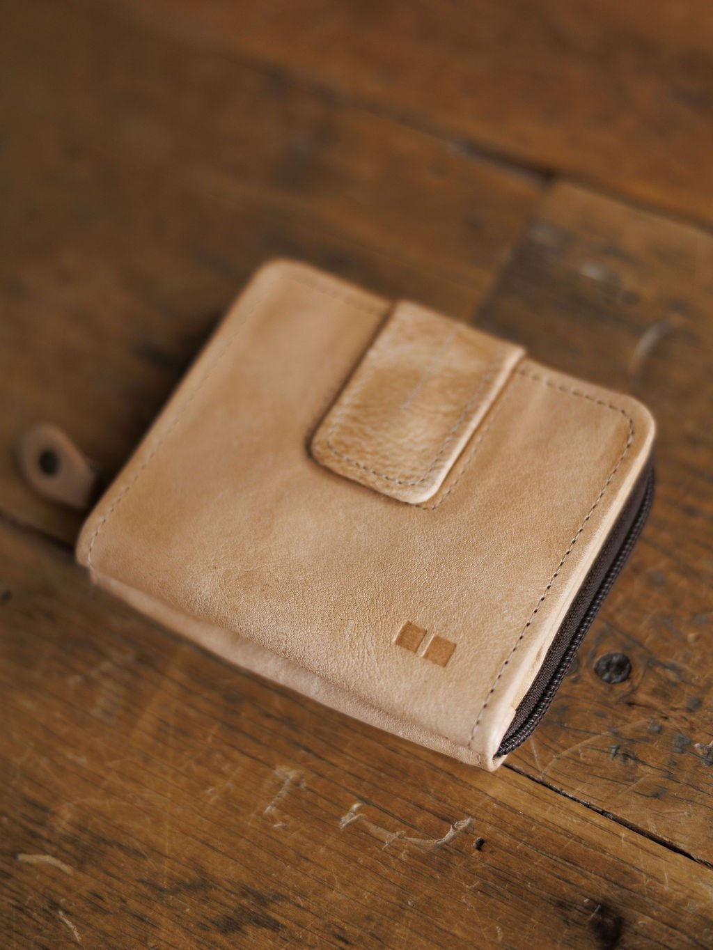 Norvell Oat Leather Wallet