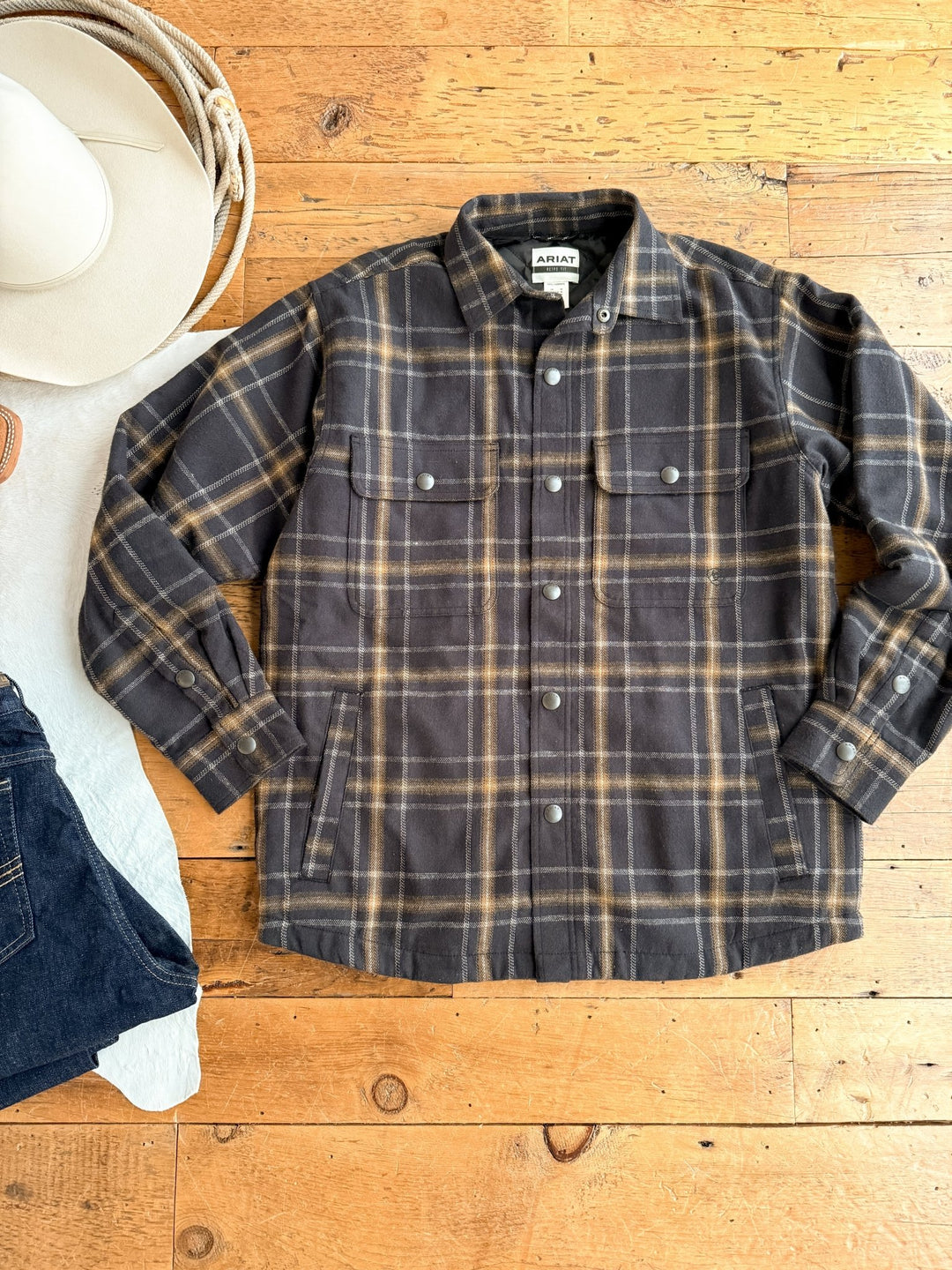 Oden Ariat Men's Flannel Insulated Jacket