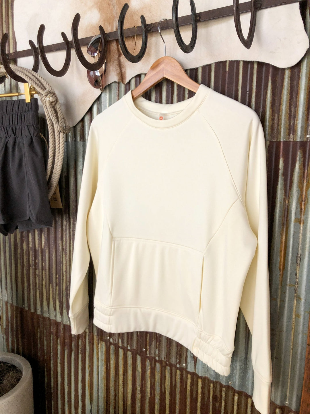 Oklee Ivory Crew Neck
