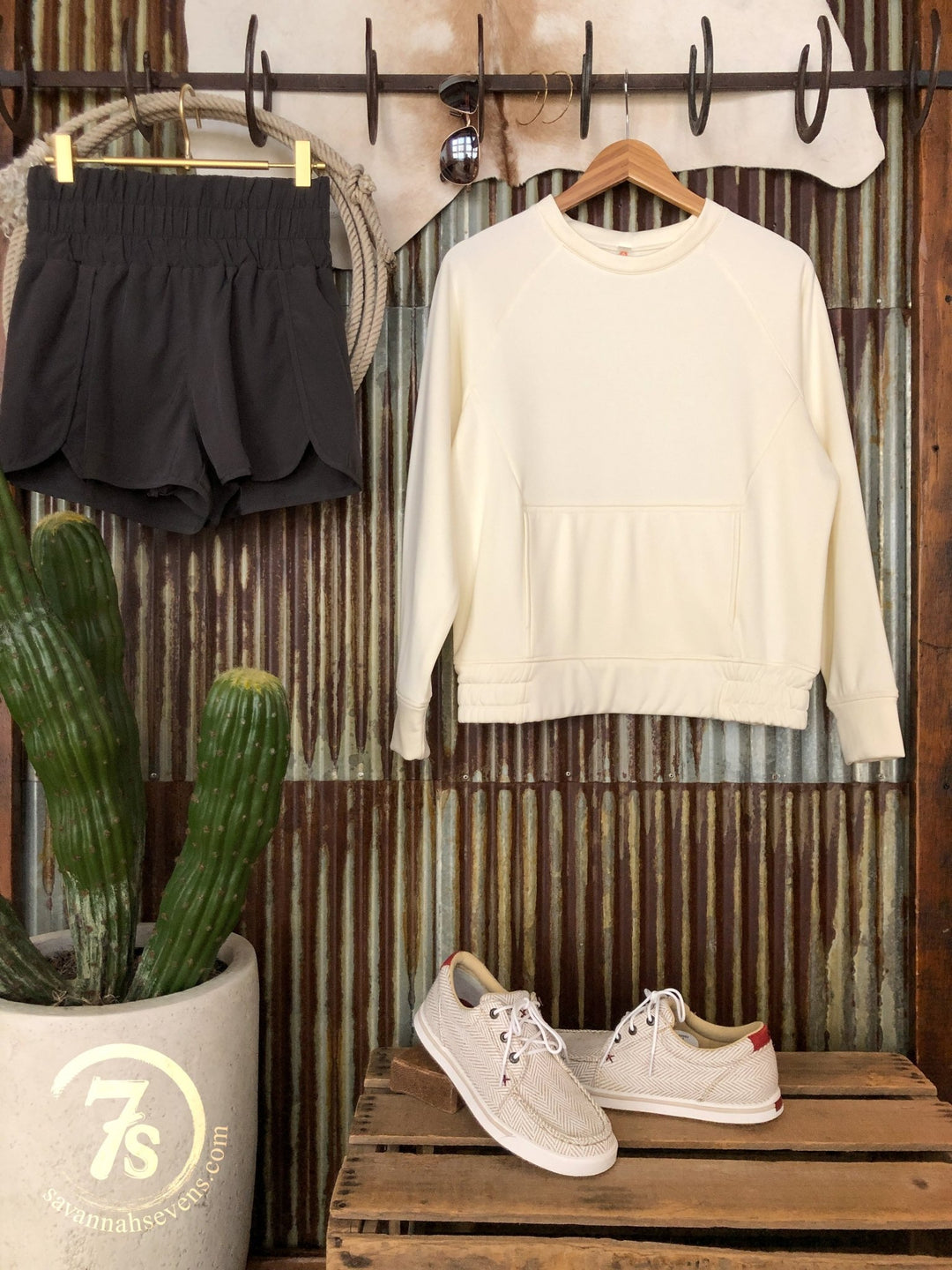 Oklee Ivory Crew Neck