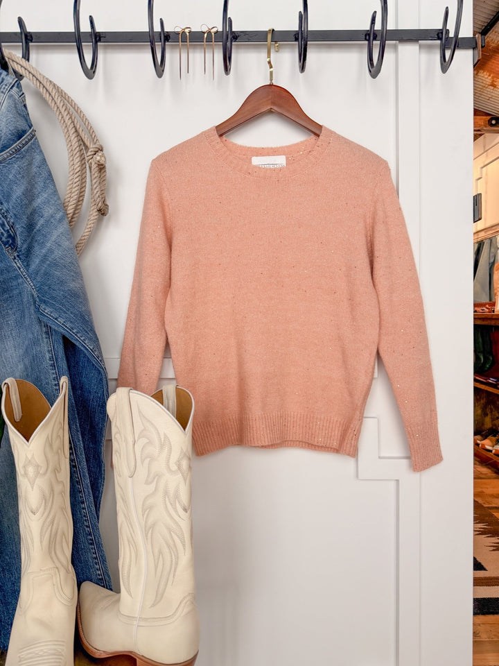 Olathe Rose Sequin Knit Top