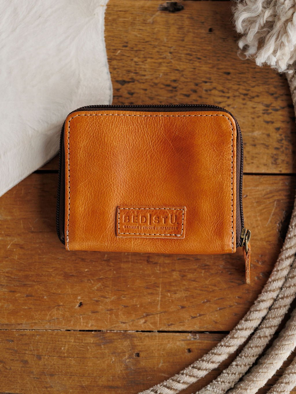 Owosso Pecan Leather Wallet