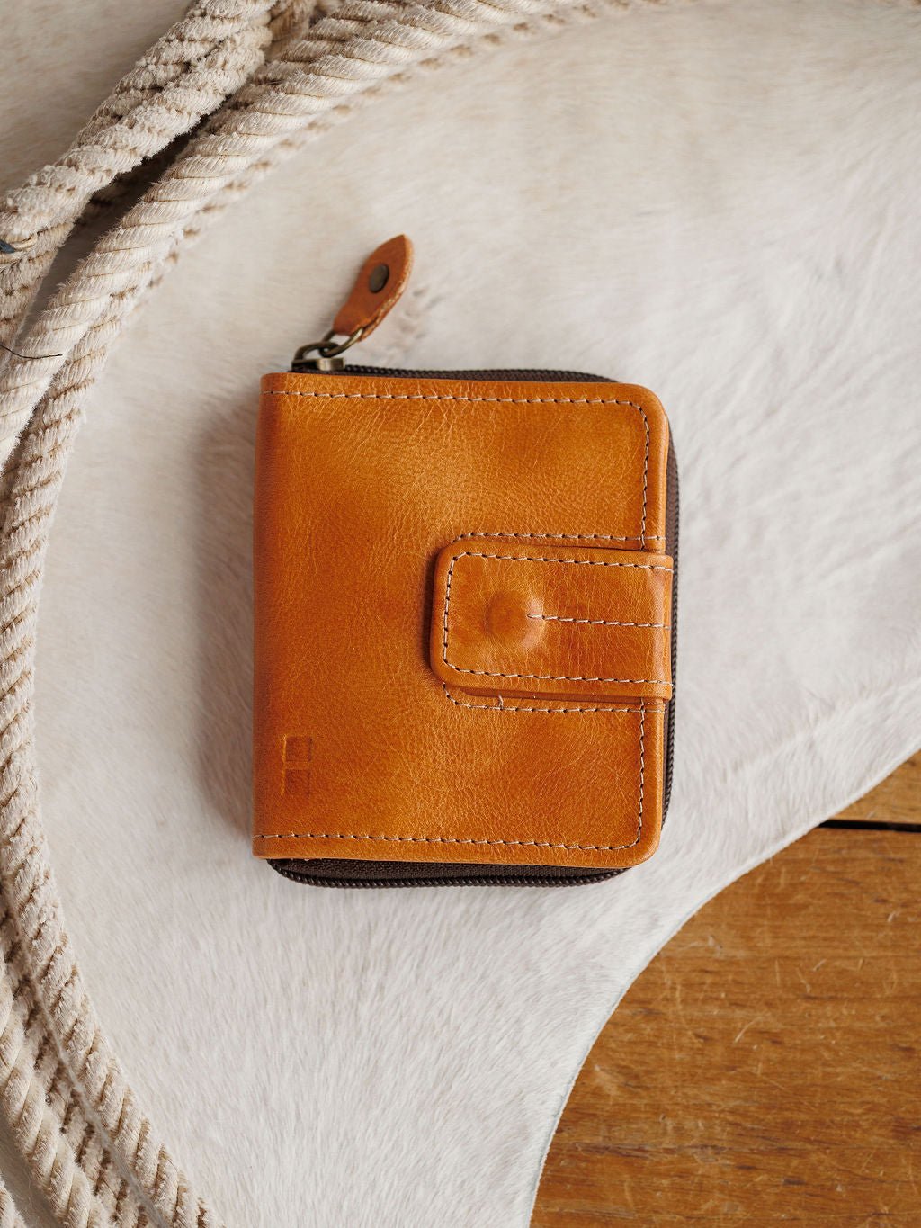Owosso Pecan Leather Wallet