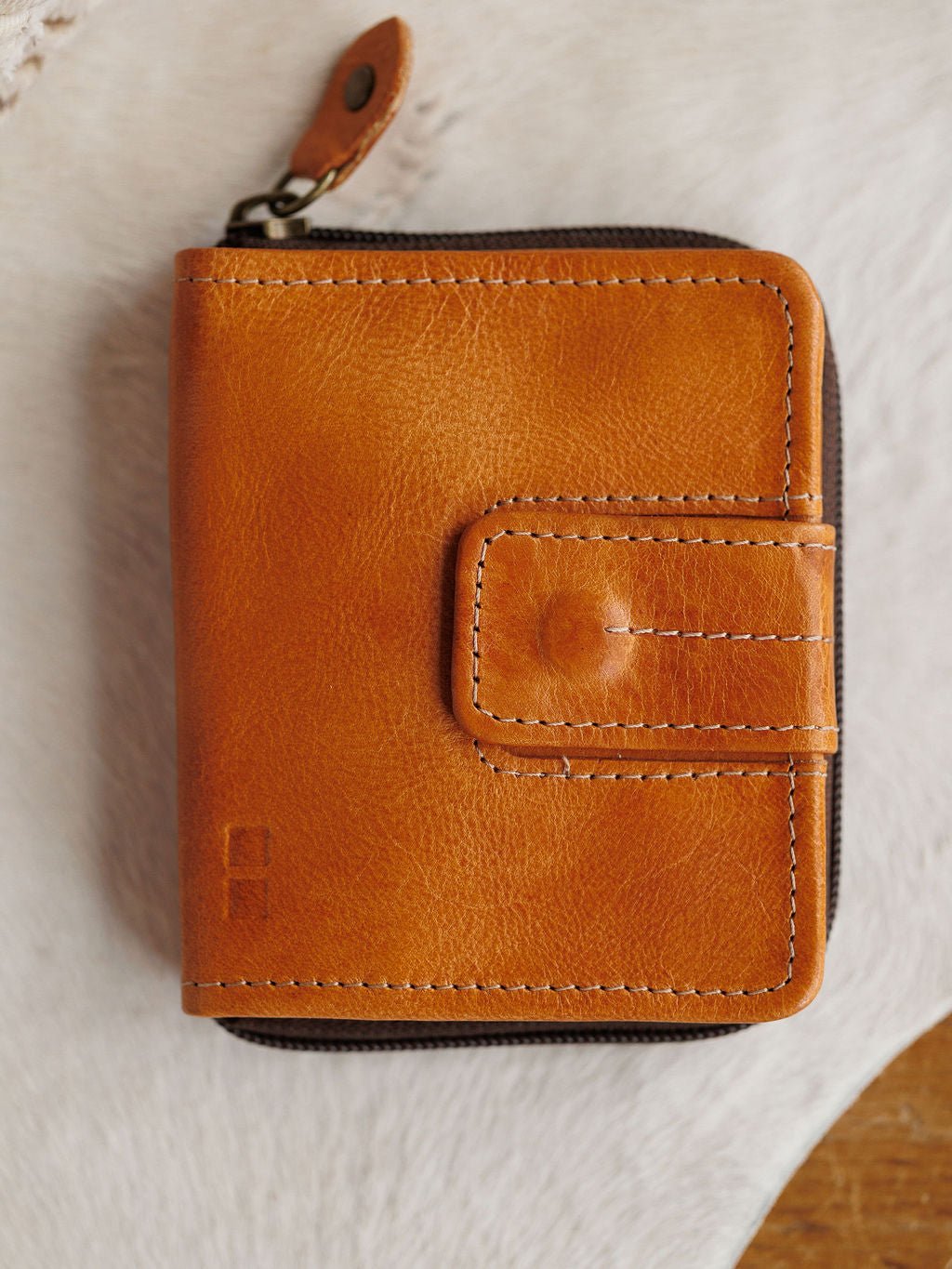 Owosso Pecan Leather Wallet
