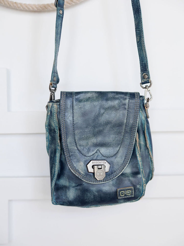 Paola Teal Leather Belt Bag