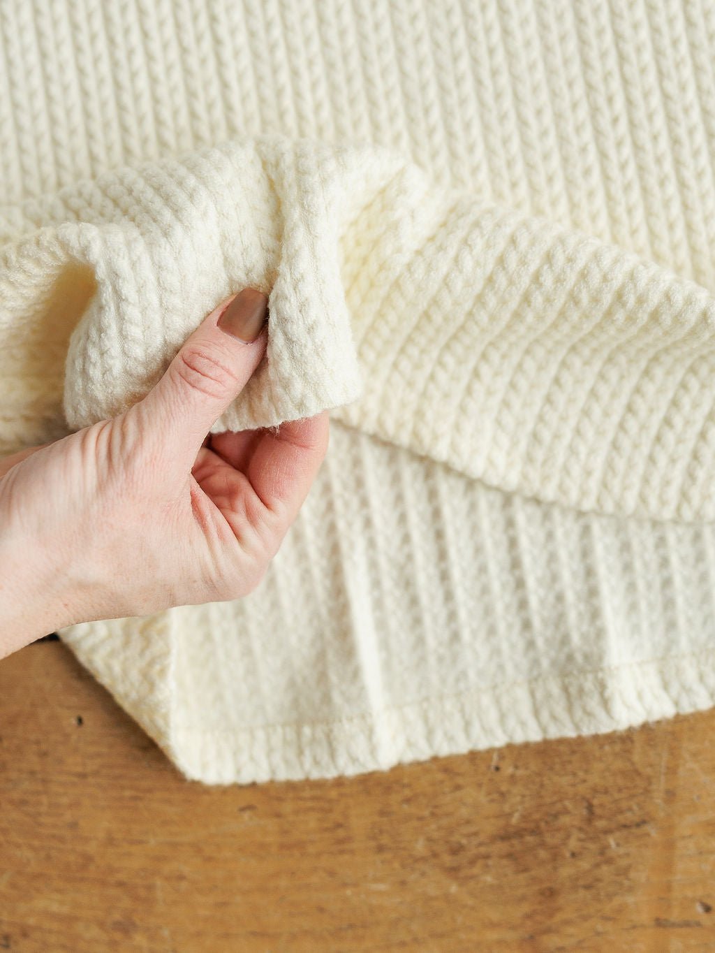 Patoka Cream Cable Knit Dress