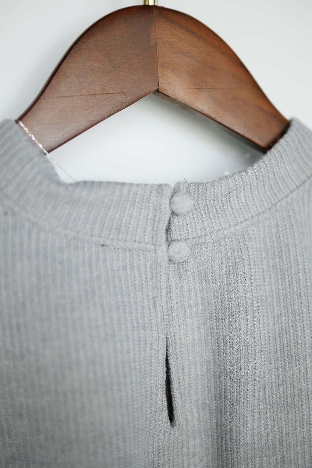 Pembroke Grey Puff Sleeve Top