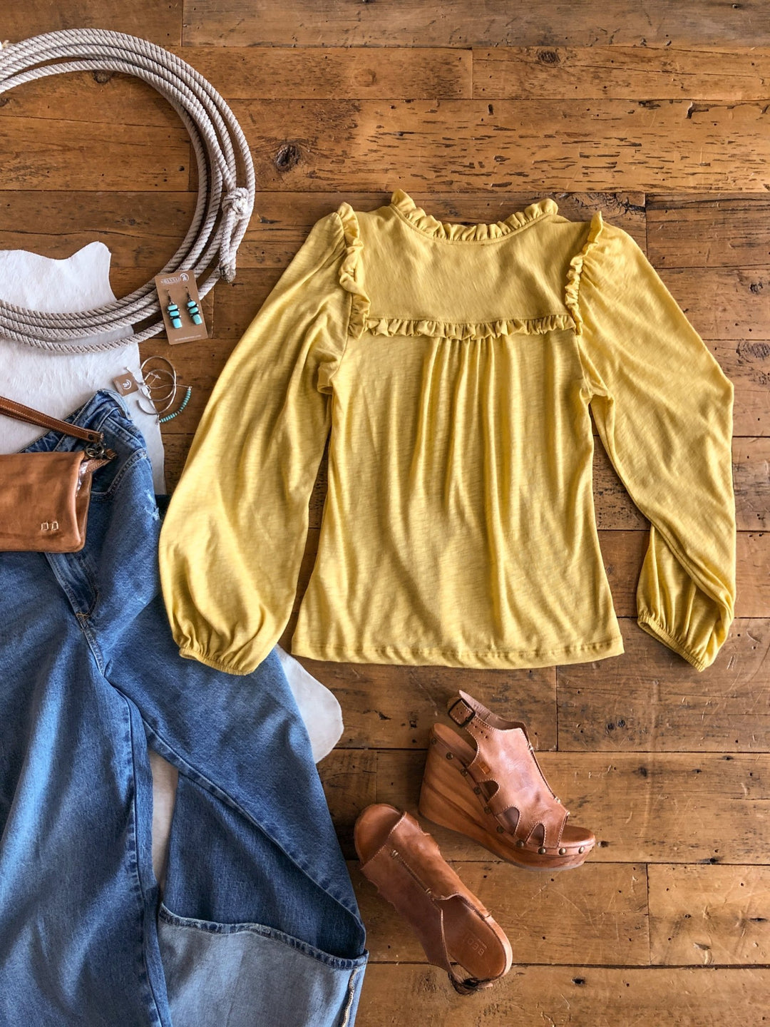 Peralta Balloon Sleeve Top