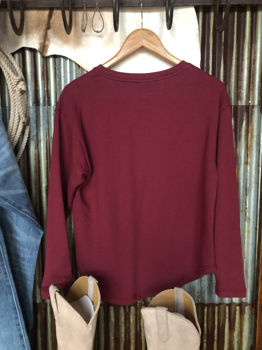 Perrinton Brick Henley Top