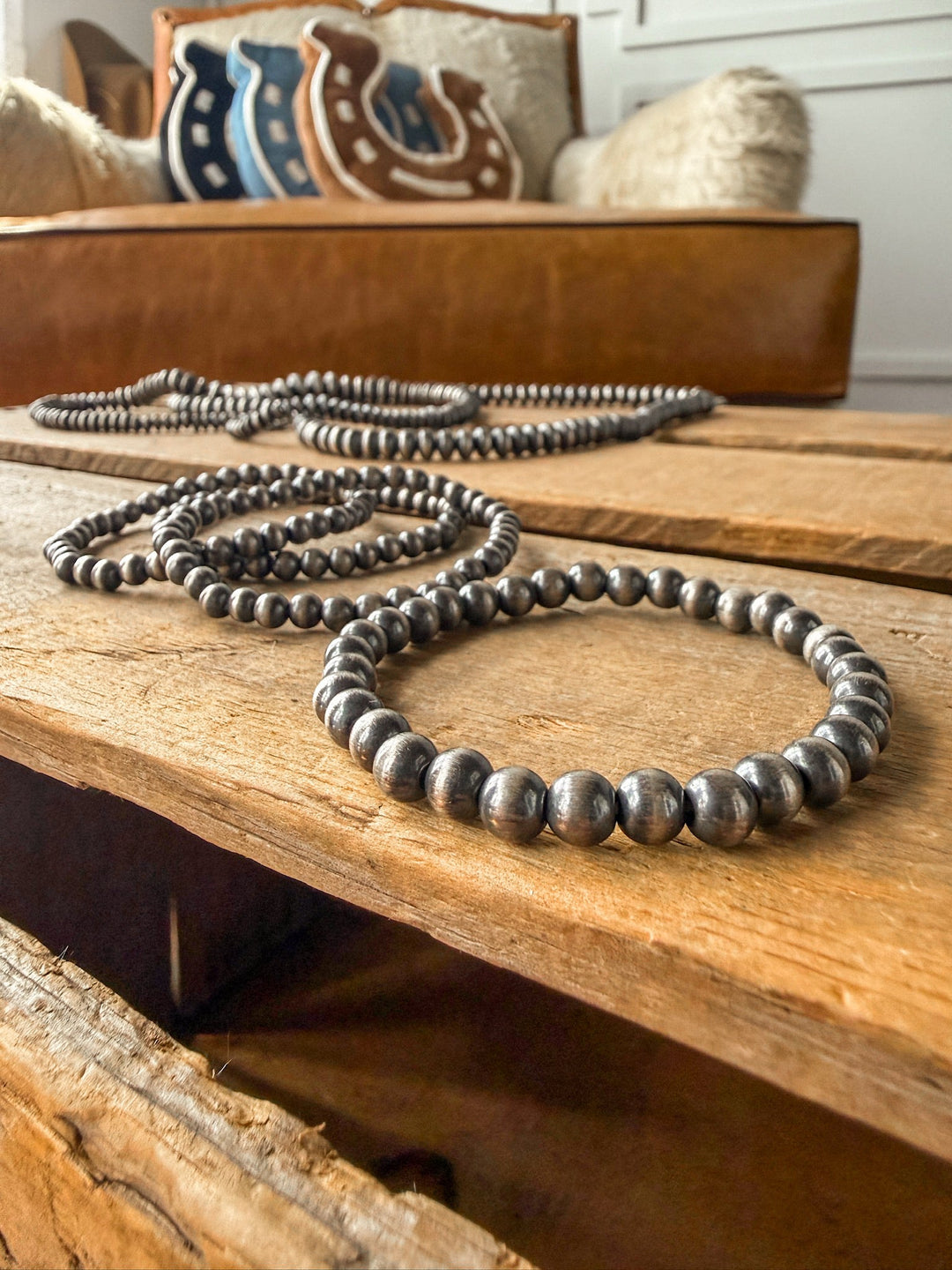 Petros Navajo Pearl Stretch Bracelet