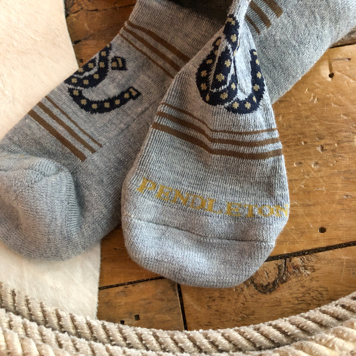 Cowboy Pendleton Crew Sock