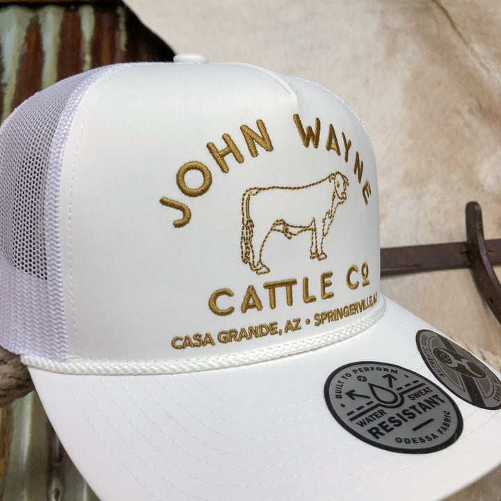 John Wayne Cattle Co Cap {White}