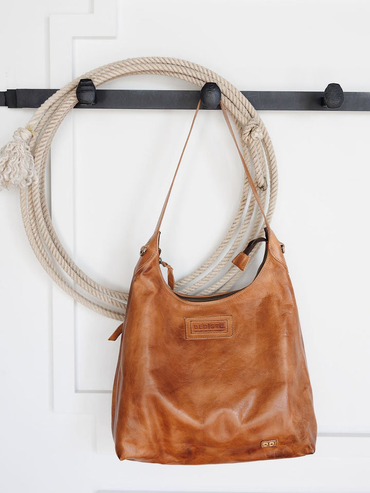 Pomeroy Tan Leather Handbag