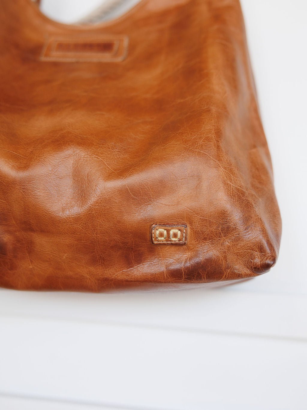 Pomeroy Tan Leather Handbag
