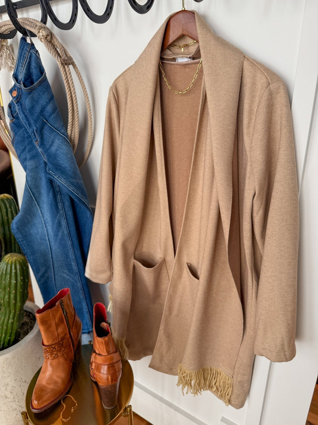 Pomona Oatmeal Cardigan
