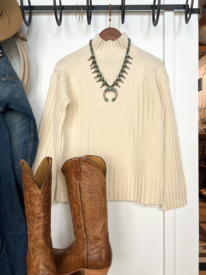Quinby Pendleton Off-White Wool Sweater