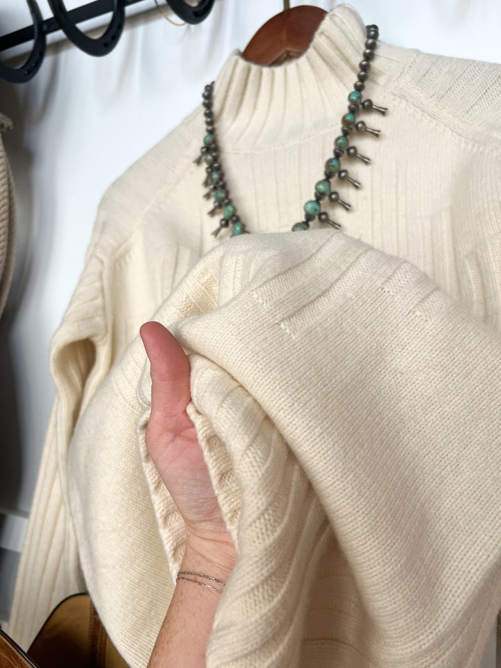 Quinby Pendleton Off-White Wool Sweater
