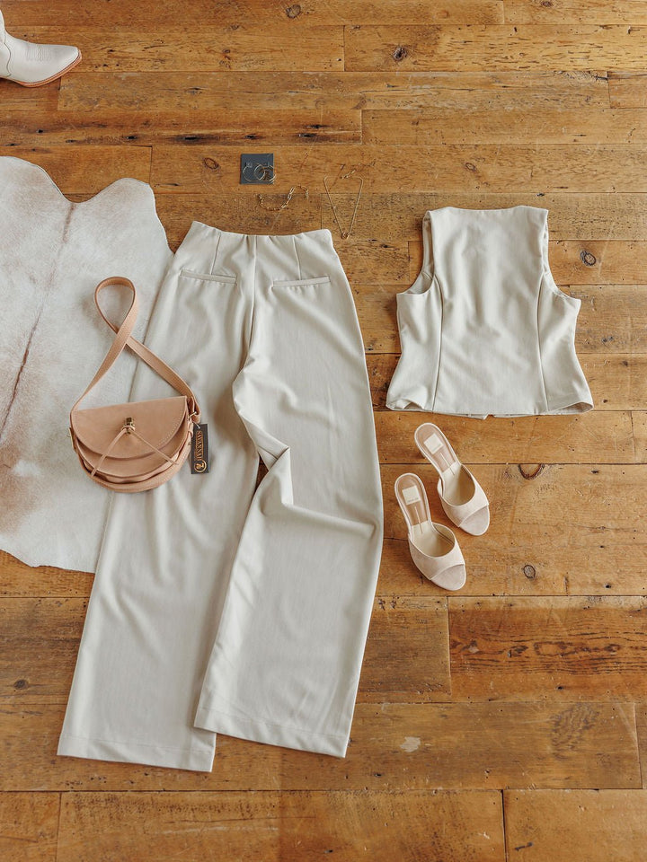 Raleigh Natural Vest & Pants Set