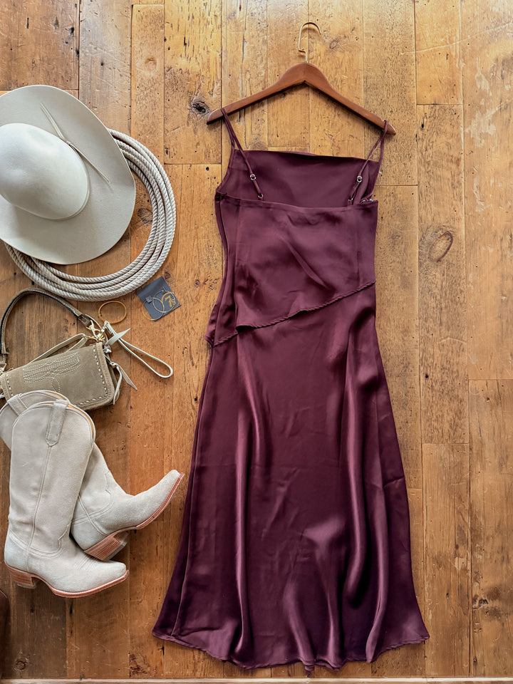Ramona Wine Sleeveless Dress