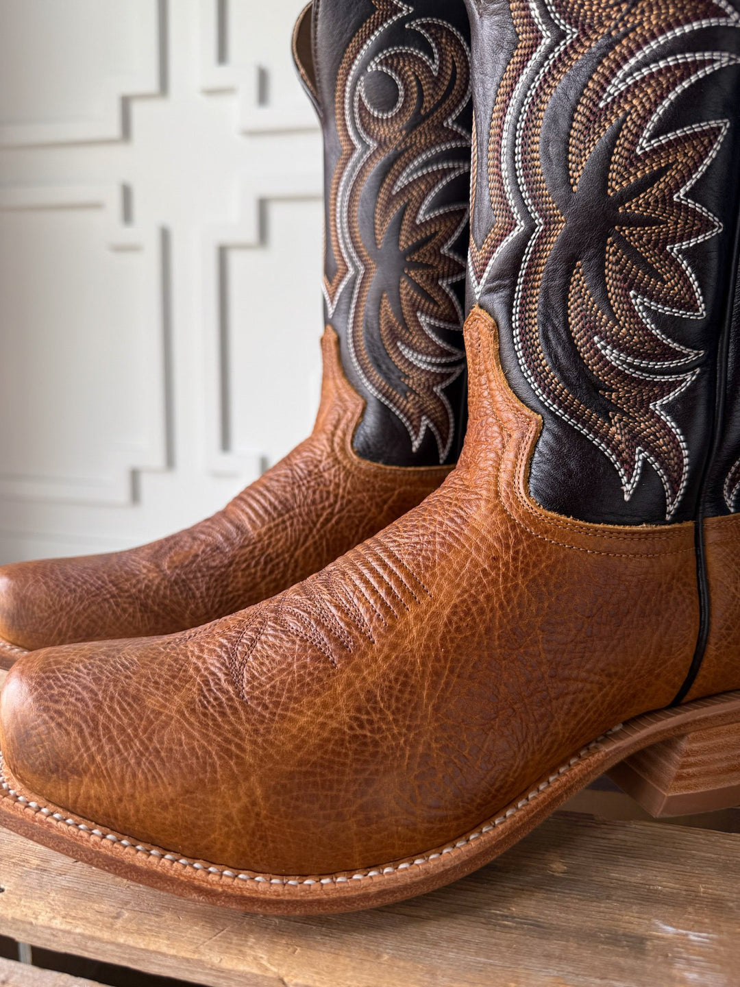 Riley Tan Men's Western Leather Boot