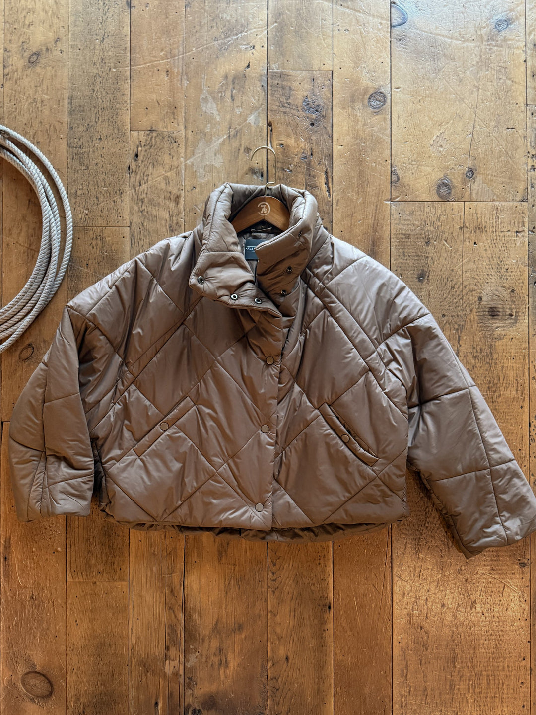 Rowley Mocha Puffer Jacket