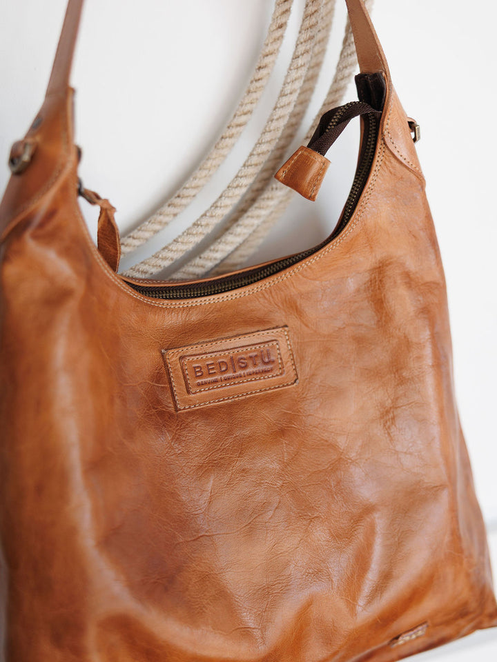 Pomeroy Tan Leather Handbag