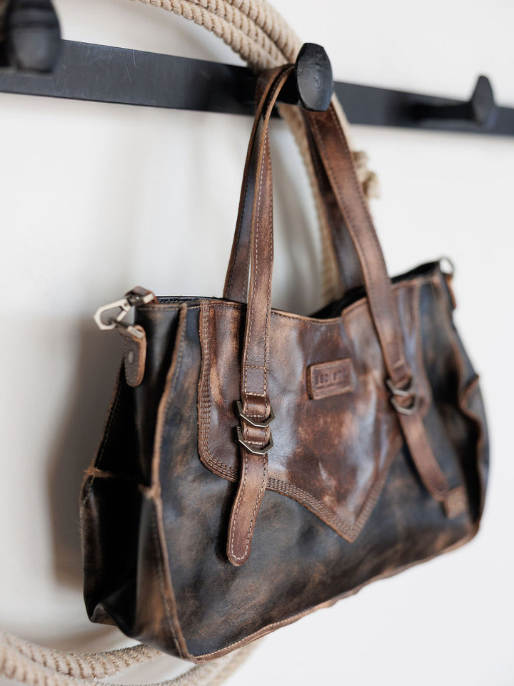 Barstow Black/Brown Leather Handbag