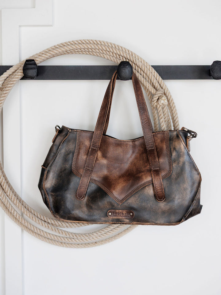 Barstow Black/Brown Leather Handbag