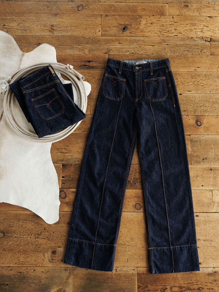 The Latexo High Rise Wide Leg Jean