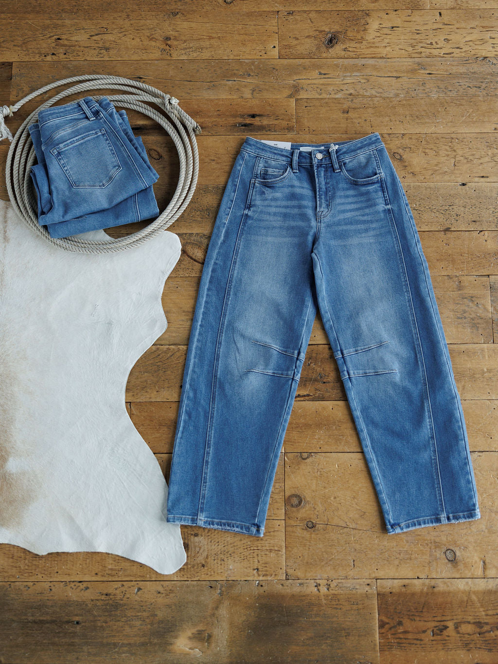 The Dani High Rise Barrel Jean