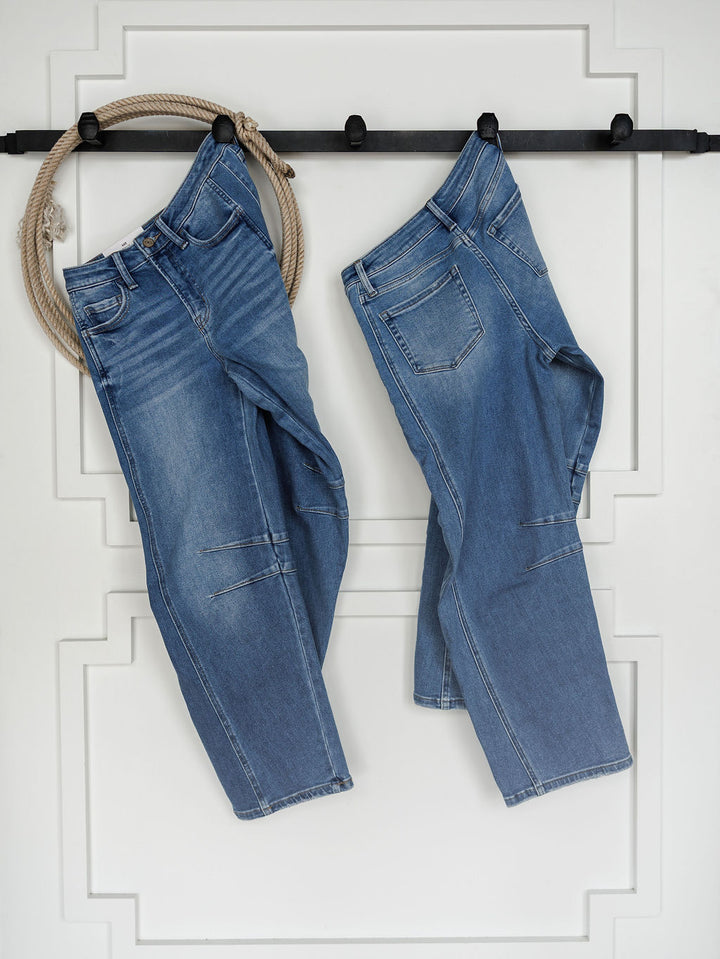 The Dani High Rise Barrel Jean